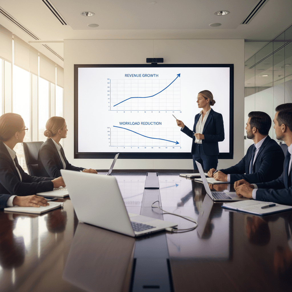 Meeting in a room